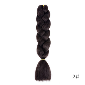 Synthetic hair Braids Kanekalon Ombre Braiding Hair Extension Box Braid Hair - florentclothing store 