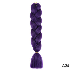 Synthetic hair Braids Kanekalon Ombre Braiding Hair Extension Box Braid Hair - florentclothing store 