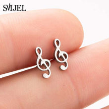 Load image into Gallery viewer, SMJEL Multiple Stainless Steel Stud Earrings for Women Girls Fashion Minimalist - florentclothing store 
