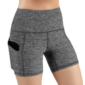 Gym Jogging Running Shorts Yoga Shorts Women High Waist Lifting Push Up T - florentclothing store 