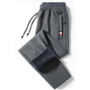 Winter Warm Pants Men Cotton Fitness Sportswear Tracksuit Bottoms Skinny Sweatpants Trousers - FlorentClothingStore 