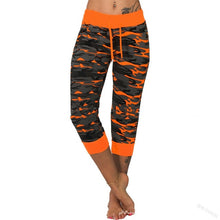 Load image into Gallery viewer, Women&#39;s High Waist Camouflage Printed Capri Leggings  Slim Yoga Sports - FlorentClothingStore 
