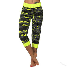 Load image into Gallery viewer, Women&#39;s High Waist Camouflage Printed Capri Leggings  Slim Yoga Sports - FlorentClothingStore 
