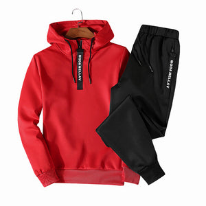 Sportswear Suit Autumn New Hoodies Sweatshirts Sporting Sets Men's Tracksuits Two Piece - FlorentClothingStore 