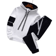 Load image into Gallery viewer, Winter Hoodie Sets Men Tracksuit Casual Hoodies Sweatshirt+Sweatpants 2 Piece Set - FlorentClothingStore 
