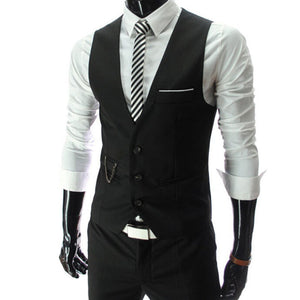 2022 New Arrival Dress Vests For Men Slim Fit  Suit Vest  Waistcoat Gilet - FlorentClothingStore 