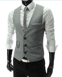 2022 New Arrival Dress Vests For Men Slim Fit  Suit Vest  Waistcoat Gilet - FlorentClothingStore 