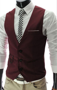 2022 New Arrival Dress Vests For Men Slim Fit  Suit Vest  Waistcoat Gilet - FlorentClothingStore 