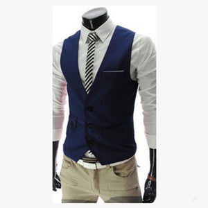 2022 New Arrival Dress Vests For Men Slim Fit  Suit Vest  Waistcoat Gilet - FlorentClothingStore 